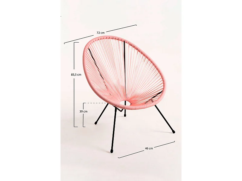 Sillas - Silla Karibic - Rosa
