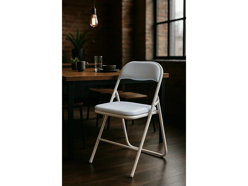 Packs Sillas Plegables - Pack 4 Sillas Niza Basic - Blanco