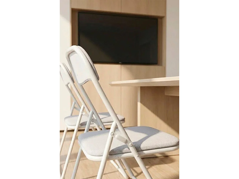 Packs Sillas Plegables - Pack 4 Sillas Plegables para Eventos Niza Basic - Blanco