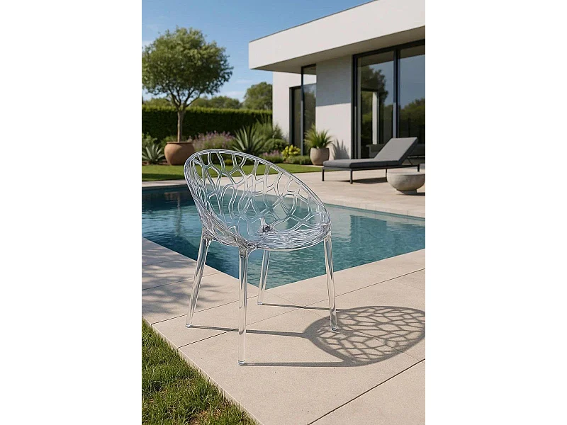 Sillas Jardín - Silla Nido Transparente - Transparente