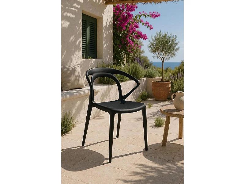 Sillas Jardín - Silla Dona - Negro