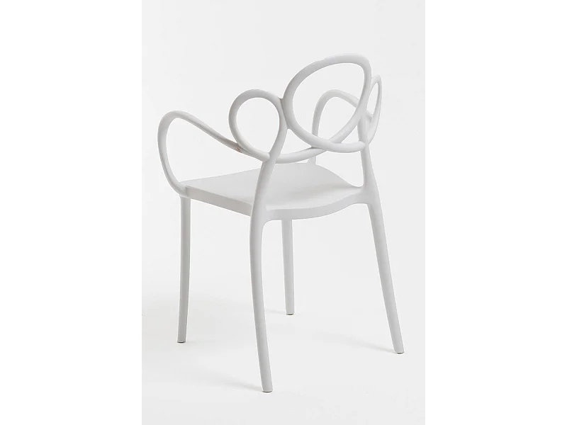 Sillas Jardín - Silla Sky con Reposabrazos - Blanco