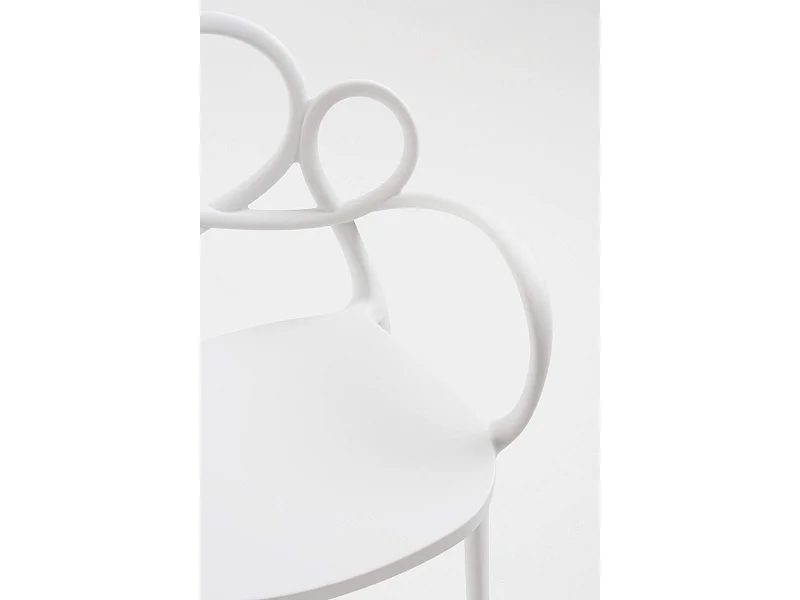 Sillas Jardín - Silla Sky con Reposabrazos - Blanco