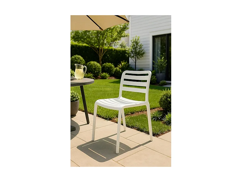 Sillas Jardín - Silla Belia - Blanco
