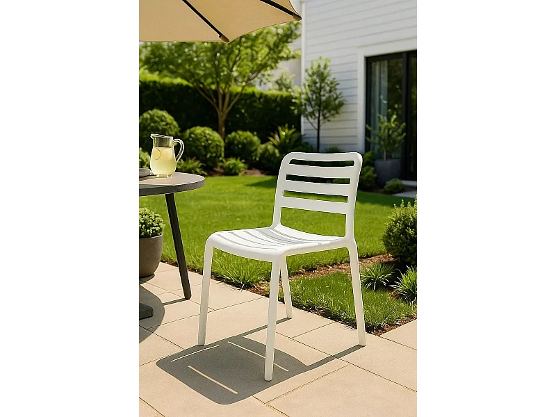 Sillas Jardín - Silla Belia - Blanco