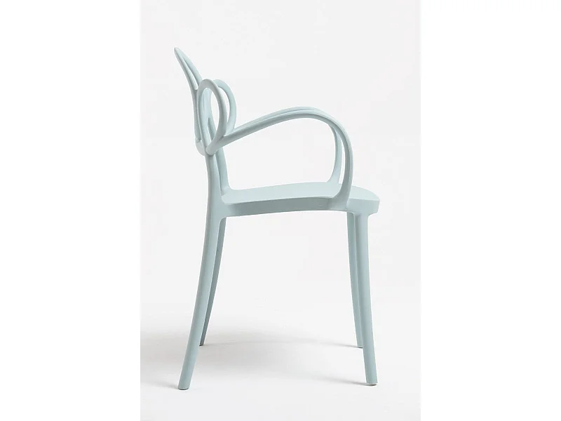 Sillas Jardín - Silla Sky con Reposabrazos - Azul