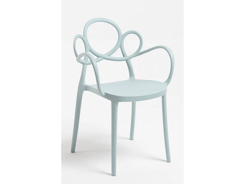 Sillas Jardín - Silla Sky con Reposabrazos - Azul