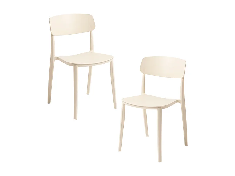 Packs Sillas Jardín - Pack 2 Sillas Bri - Beige