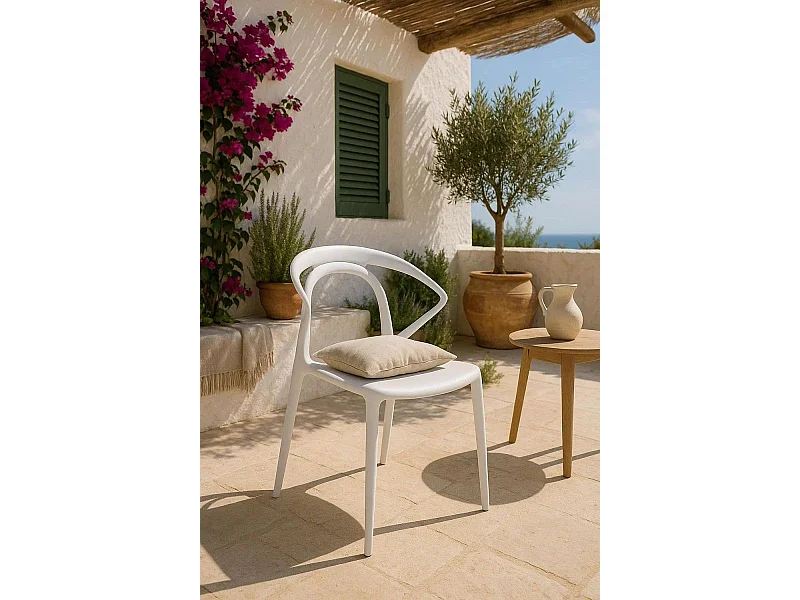Sillas Jardín - Silla Dona - Blanco