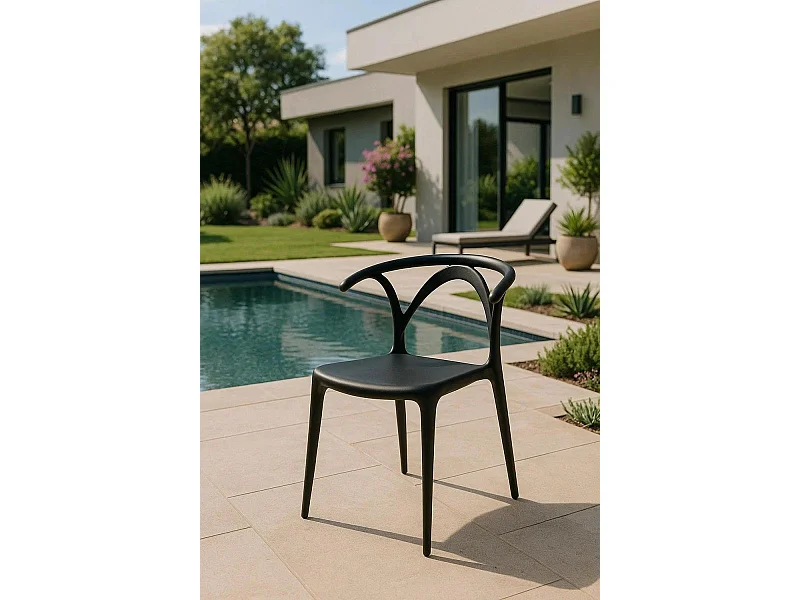 Sillas Jardín - Silla Aniel - Negro