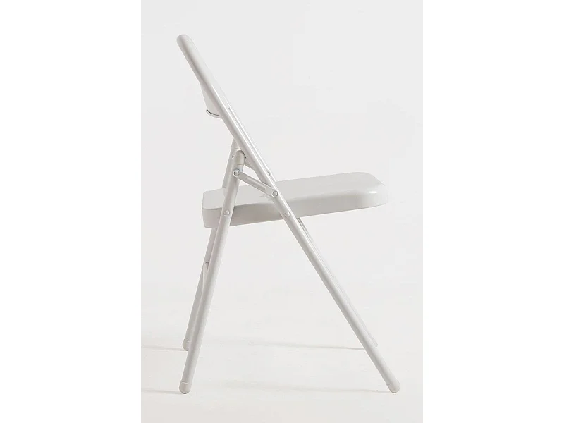 Packs Sillas Plegables - Pack 6 Sillas plegables para eventos Niza - Blanco