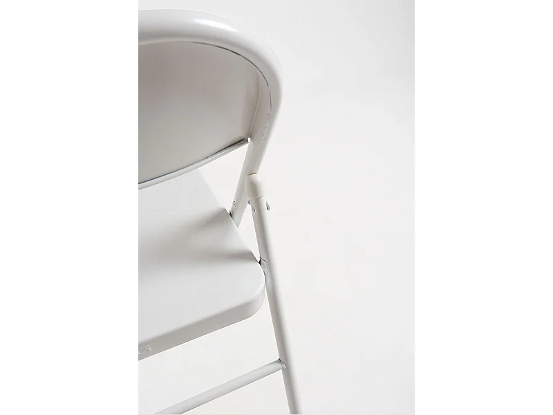 Packs Sillas Plegables - Pack 6 Sillas plegables para eventos Niza - Blanco