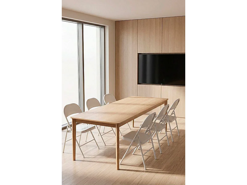 Packs Sillas Plegables - Pack 6 Sillas plegables para eventos Niza - Blanco