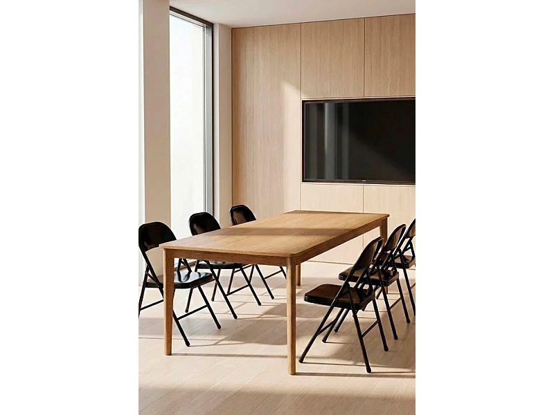 Packs Sillas Plegables - Pack 6 Sillas plegables para eventos Niza - Negro