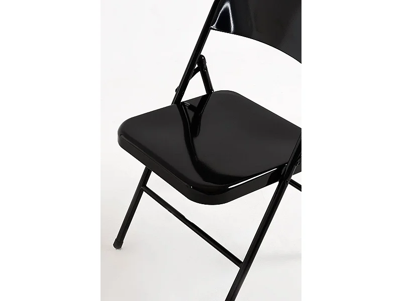 Packs Sillas Plegables - Pack 6 Sillas plegables para eventos Niza - Negro