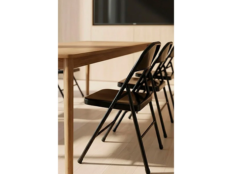 Packs Sillas Plegables - Pack 6 Sillas Niza - Negro