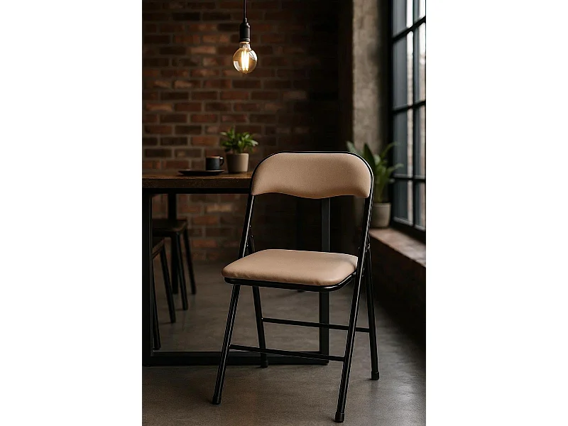 Packs Sillas Plegables - Pack 4 Sillas Niza Basic - Beige