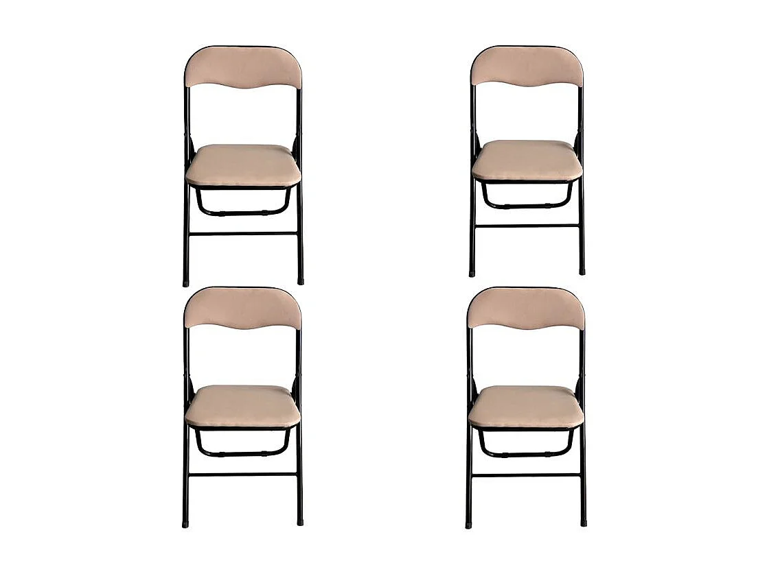Packs Sillas Plegables - Pack 4 Sillas Niza Basic - Beige