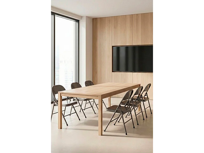 Packs Sillas Plegables - Pack 6 Sillas plegables para eventos Niza - Gris