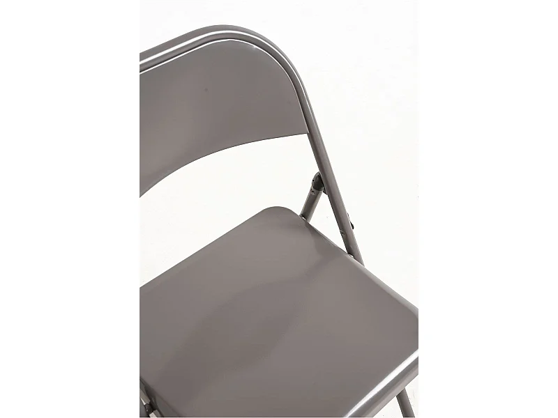 Packs Sillas Plegables - Pack 6 Sillas plegables para eventos Niza - Gris