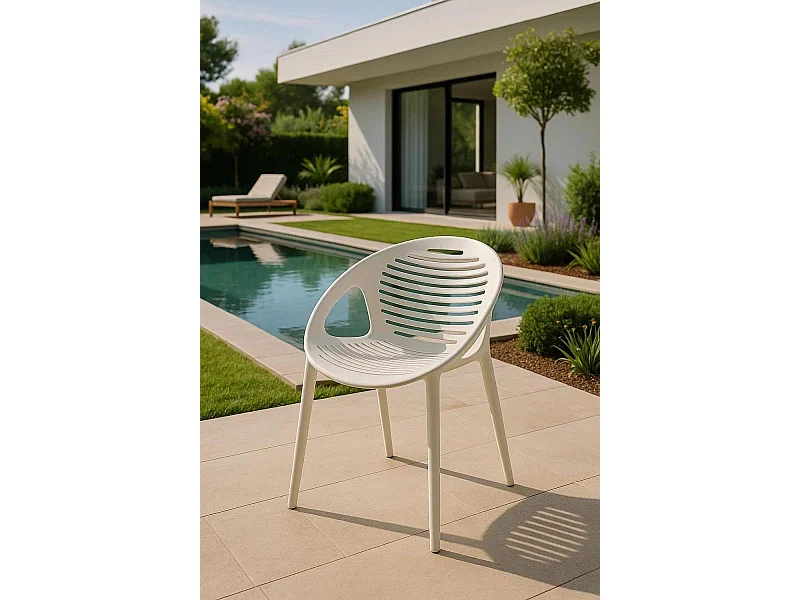 Sillas Jardín - Silla Cenda - Blanco