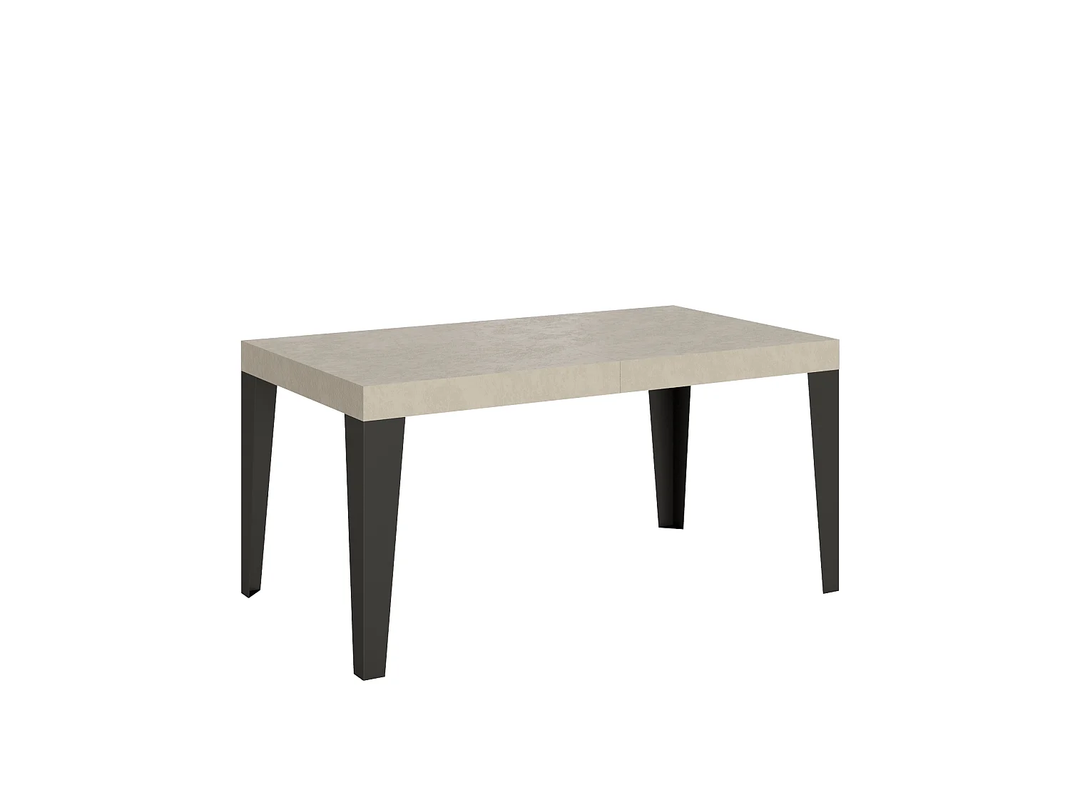 Ausziehtisch 160/420x90 cm Flame Kaschmir Tischbeine Anthrazit
