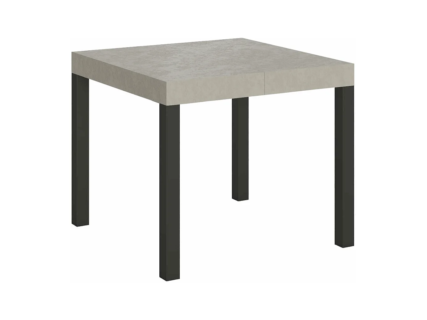 Ausziehtisch 90/246x90 cm Everyday Cashmere Beine anthrazit