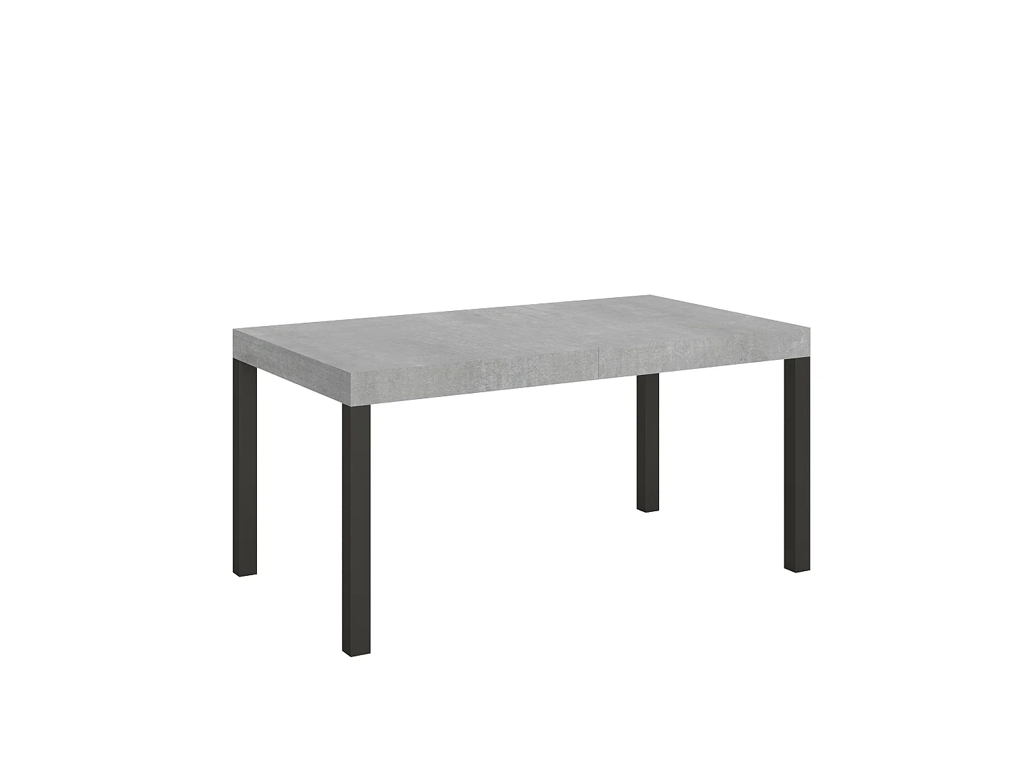 Stół rozkładany 160/244x80 cm Everyday cementu nogi antracytowe