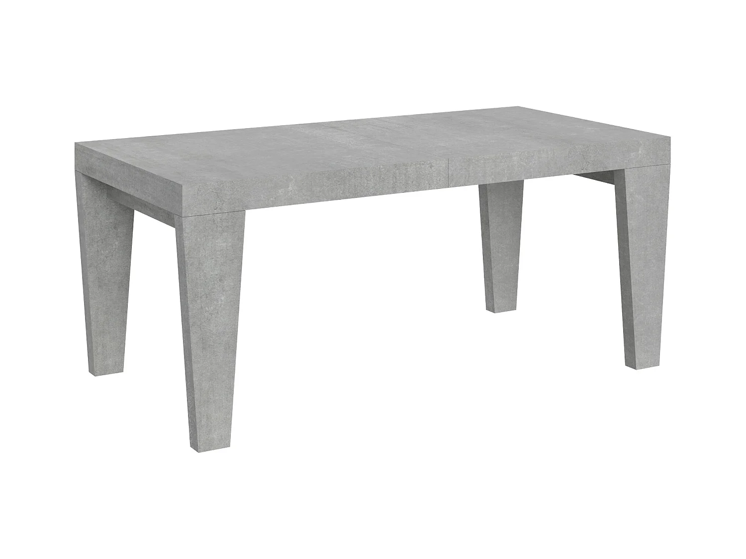 Table extensible 90x200/460 cm Spimbo Gris Béton