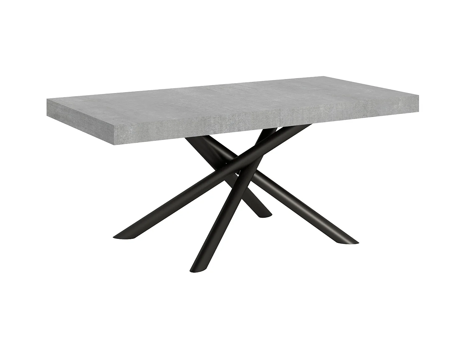 Tavolo allungabile 90x200/460 cm Famas cemento
