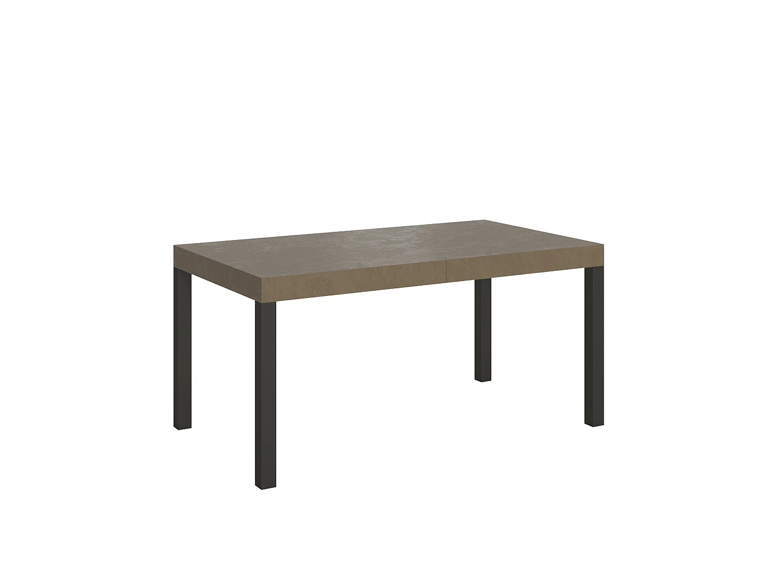 Ausziehtisch 160/264x90 cm Everyday Taubengrau Tischbeine Anthrazit