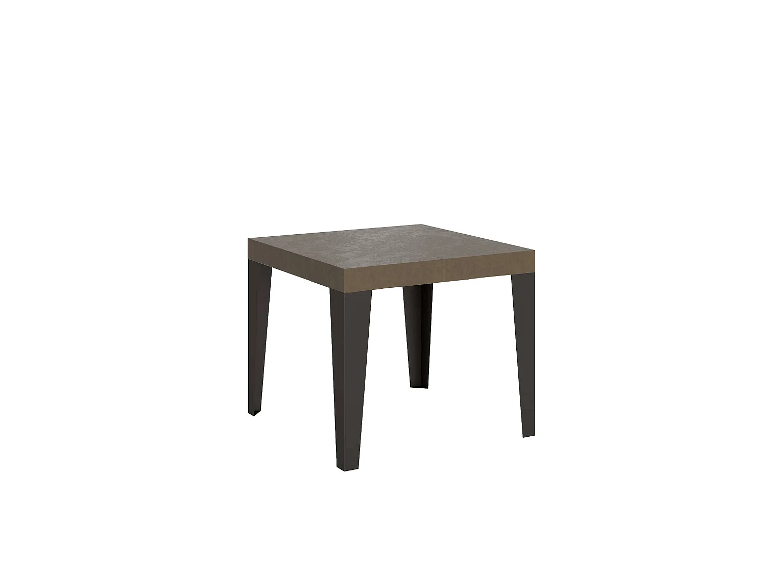 Ausziehtisch 90/246x90 cm Flame Taubengrau Tischbeine Anthrazit