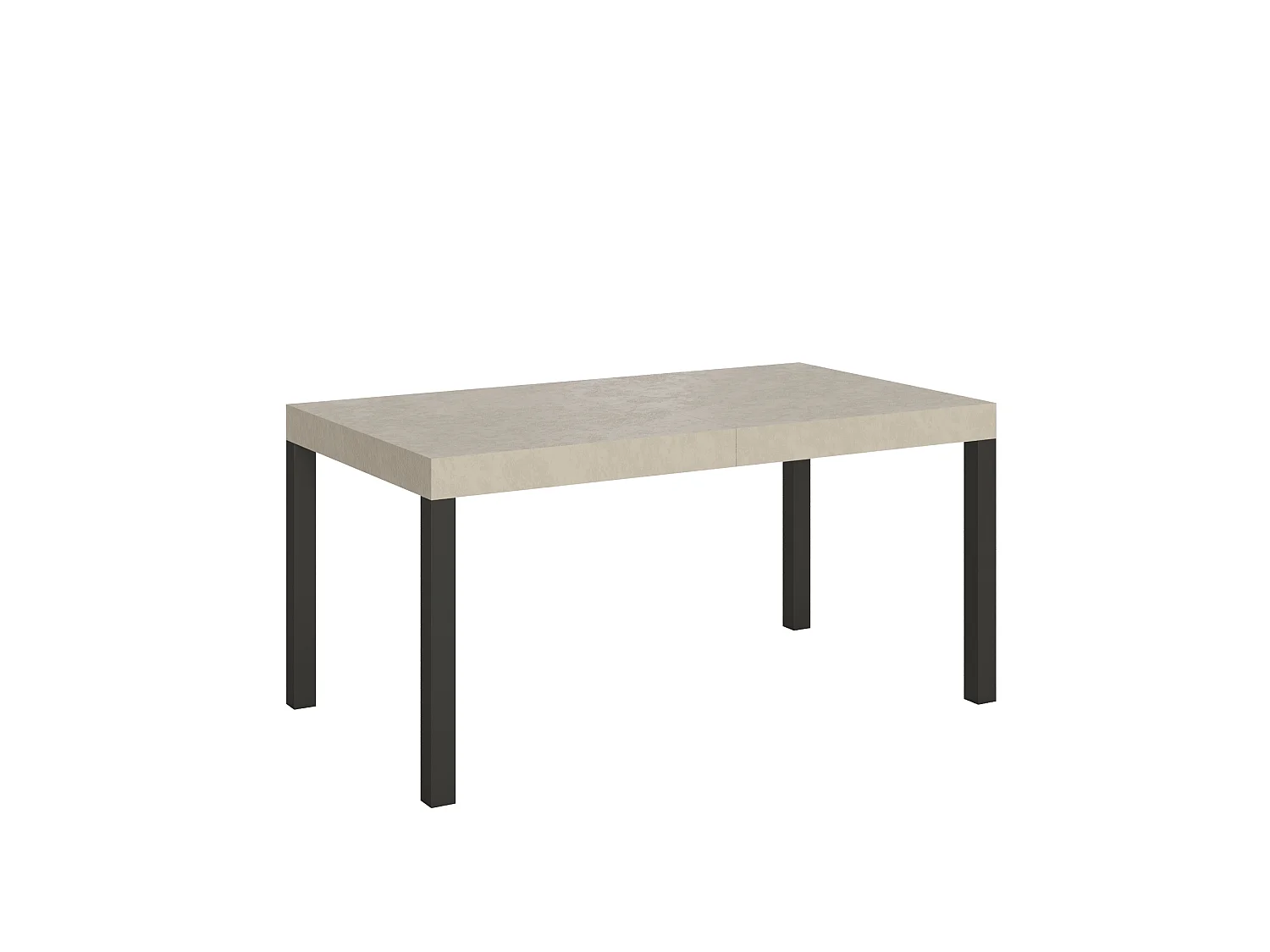 Ausziehtisch 160/264x90 cm Everyday Kaschmir Tischbeine Anthrazit