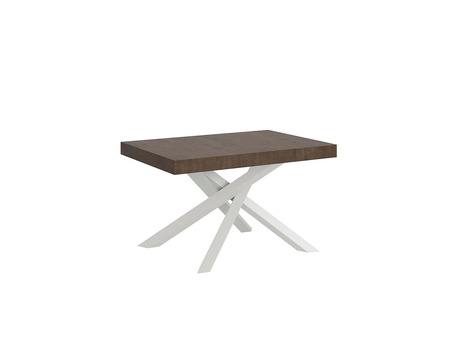 Udtræksbord 130/234x90 cm Volantis valnøddehvide ben