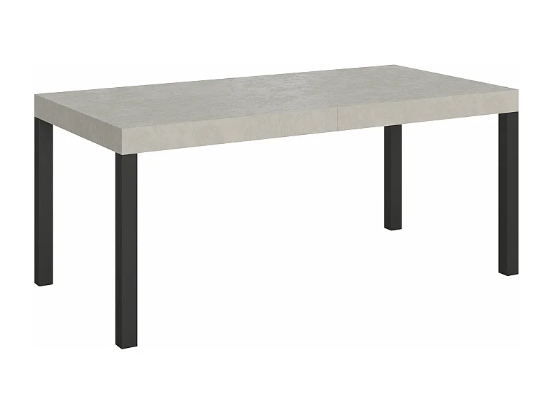 Mesa extensible 90x180/440 cm Everyday cachemira patas antracita