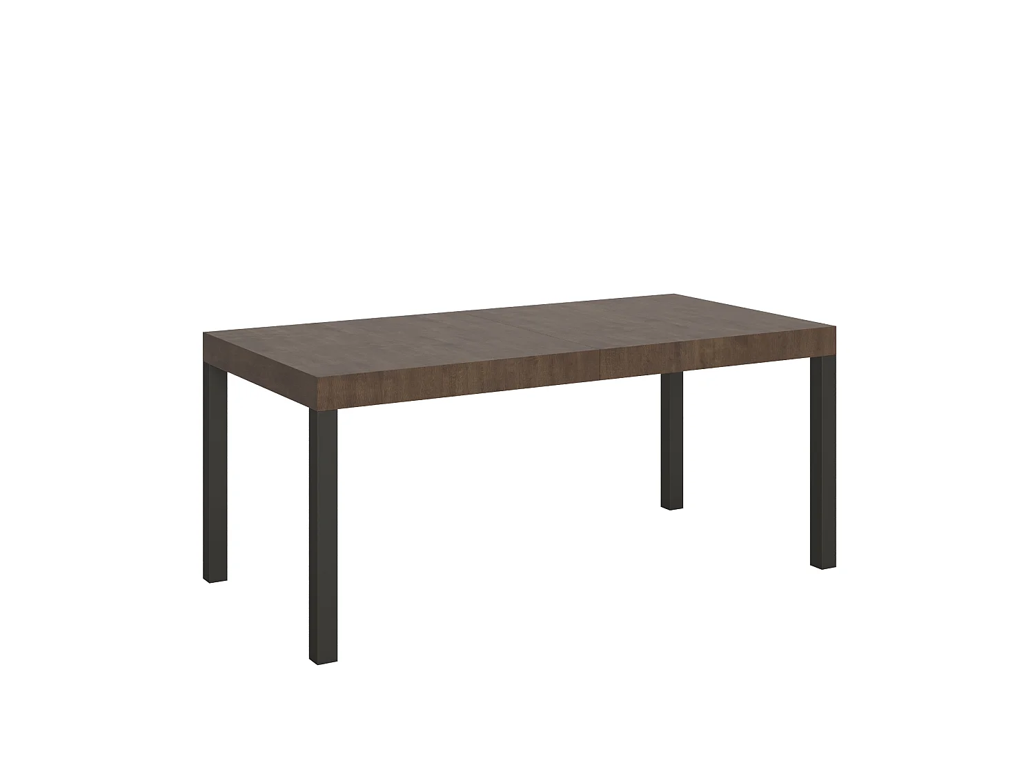 Extendable table 200/460x90 cm Everyday walnut anthracite legs