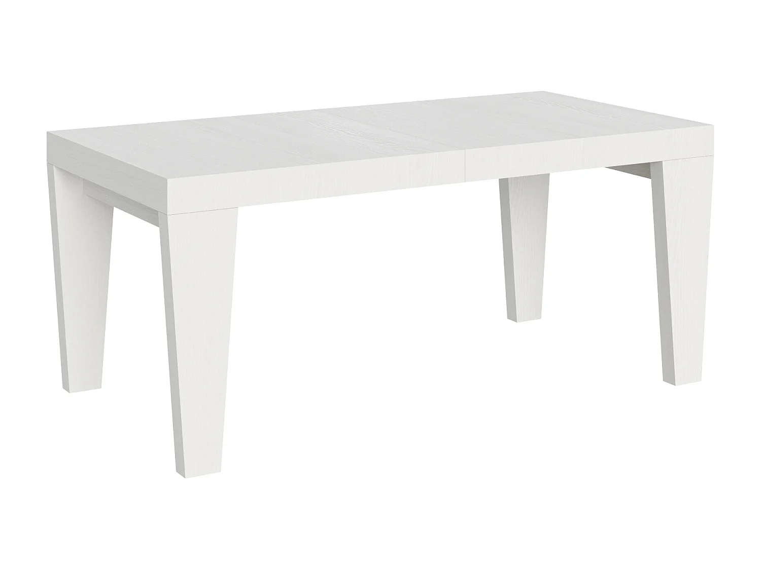 Udtræksbord 200/460x90 cm Spimbo hvid ask