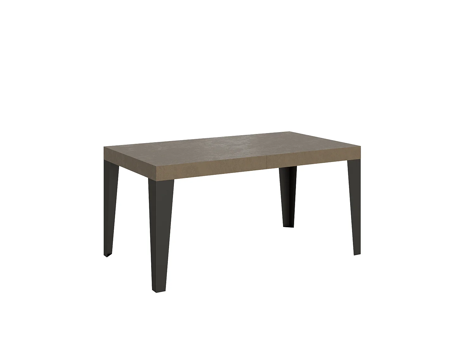 Ausziehtisch 160/420x90 cm Flame Taubengrau Tischbeine Anthrazit