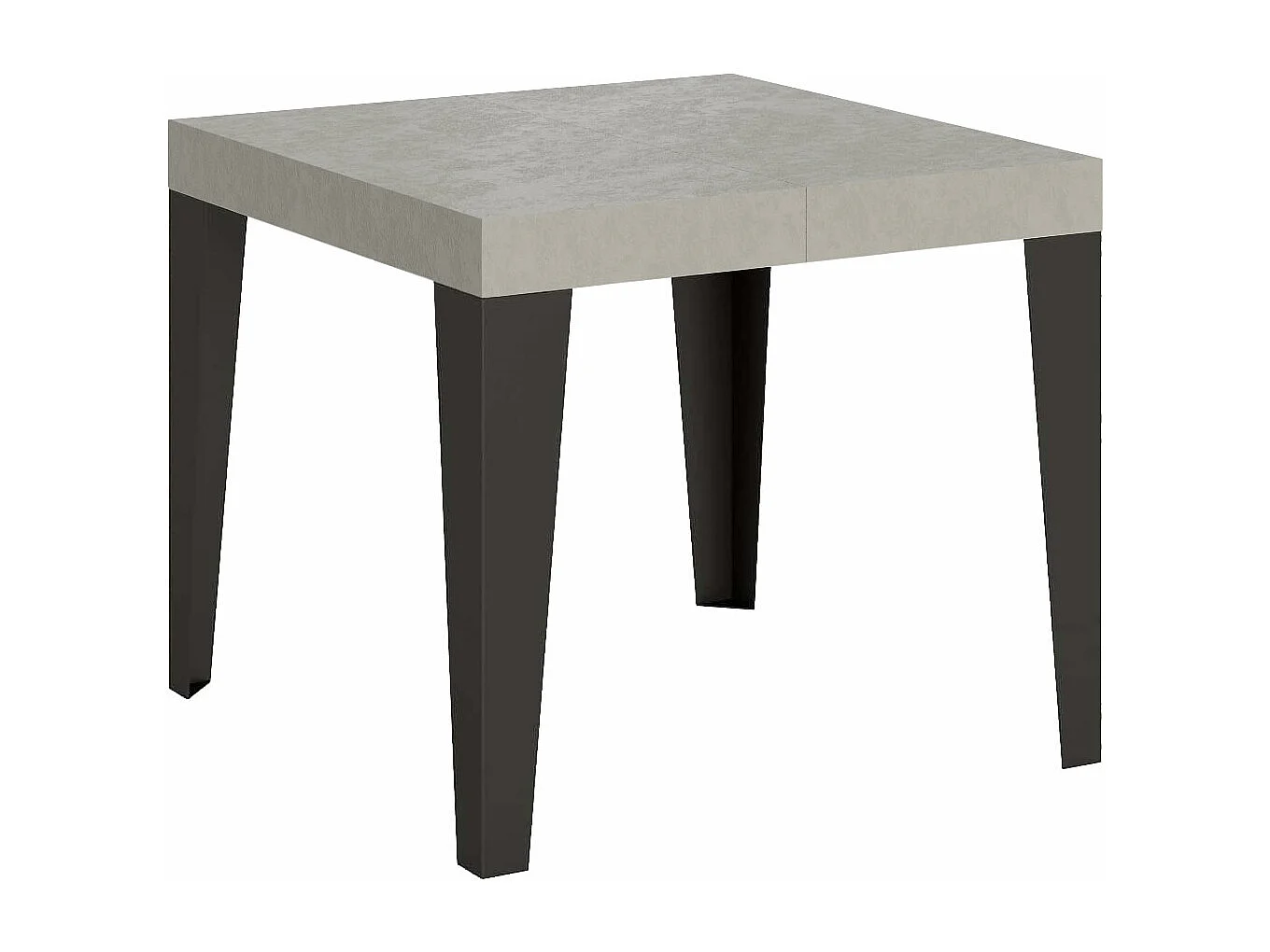 Ausziehtisch 90/246x90 cm Flame Cashmere Anthrazit Beine