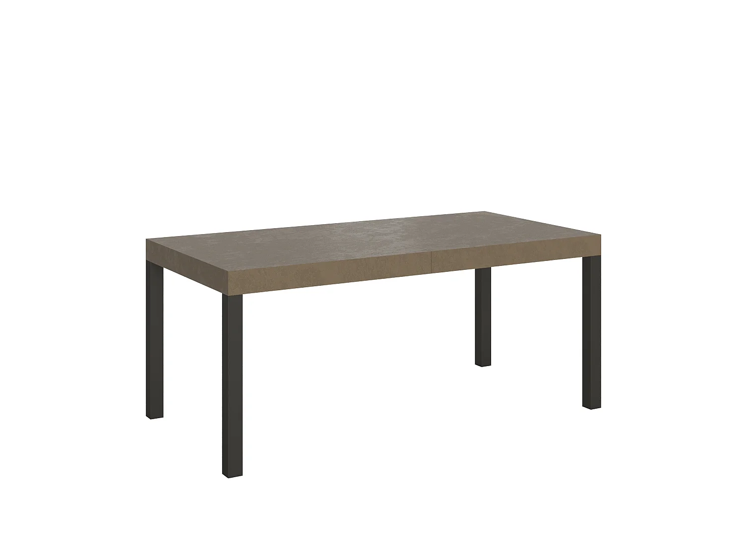 Ausziehtisch Everyday 200/304x90 cm taubengrau mit anthrazitfarbenen Beinen