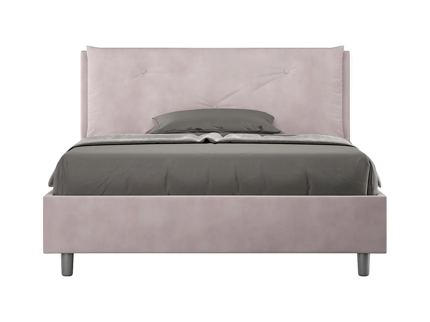 Gestoffeerd bed 140x210 met opbergruimte microvezel lila Appia Large