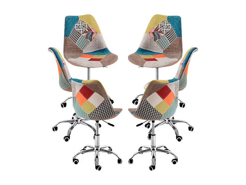 Packs Sillas - Pack 6 Sillas Neo Patchwork - Patchwork Clear