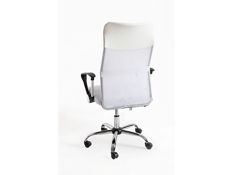 Silla de Oficina Blanca Bakus - Máxima Ergonomía - Ideal para Escritorio y Gaming