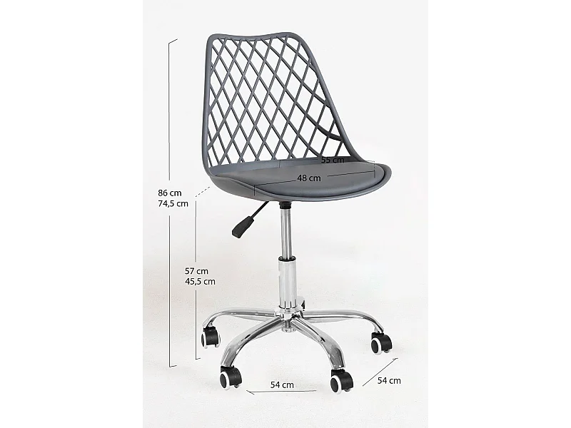 Packs Sillas - Pack 2 Sillas Mima Office - Gris oscuro