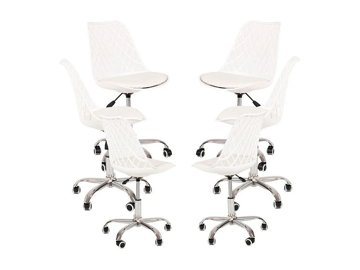 Packs Sillas - Pack 6 Sillas Mima Office - Blanco