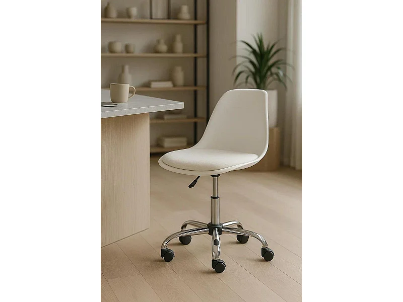 Silla de Escritorio sin brazos Dami Office - Diseño innovador - Ideal para Estudio y Oficinas