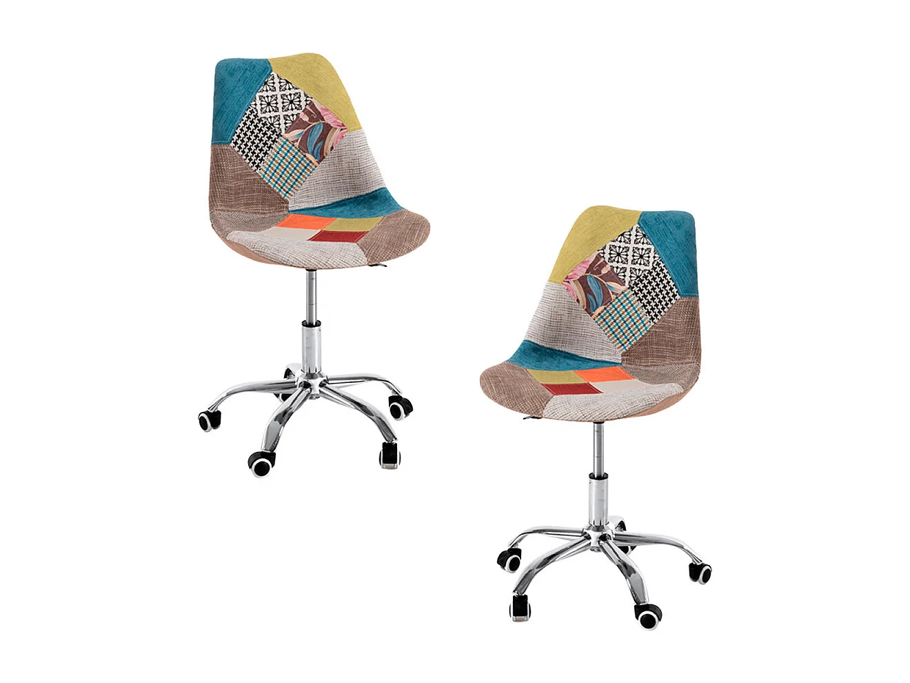 Packs Sillas - Pack 2 Sillas Neo Patchwork - Patchwork Clear