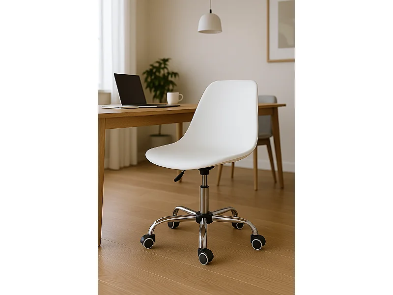 Silla de Oficina Blanca Dicron - Máxima Ergonomía - Ideal para Escritorio y Gaming