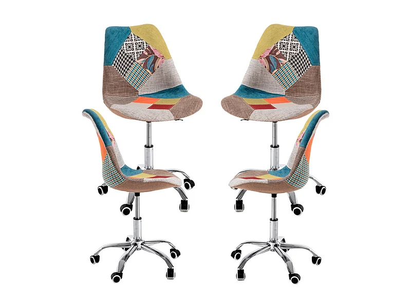 Packs Sillas - Pack 4 Sillas Neo Patchwork - Patchwork Clear