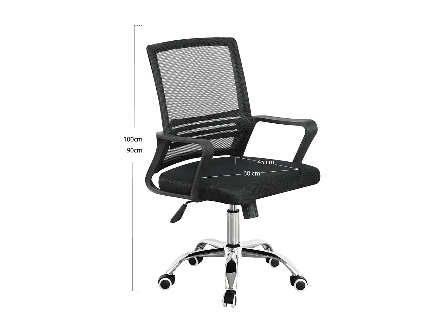 Silla de Oficina Negra Funzi - Máxima Ergonomía - Ideal para Escritorio y Gaming